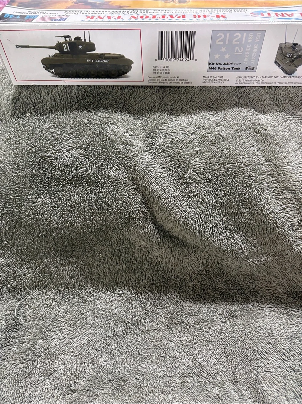 M-46 Patton Tank Model Kit - Green